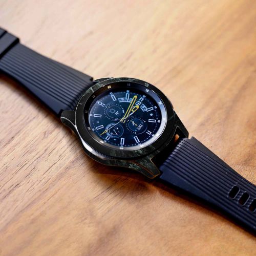 Samsung_Galaxy Watch 46mm_Graphite_Green_Marble_4